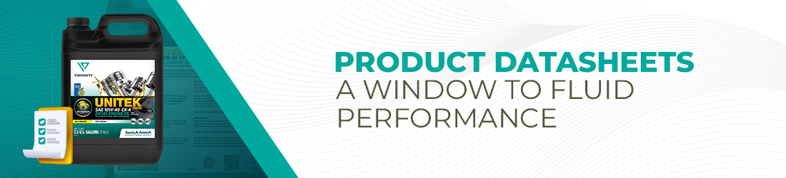 Product Datasheets: A Window to Fluid Performance